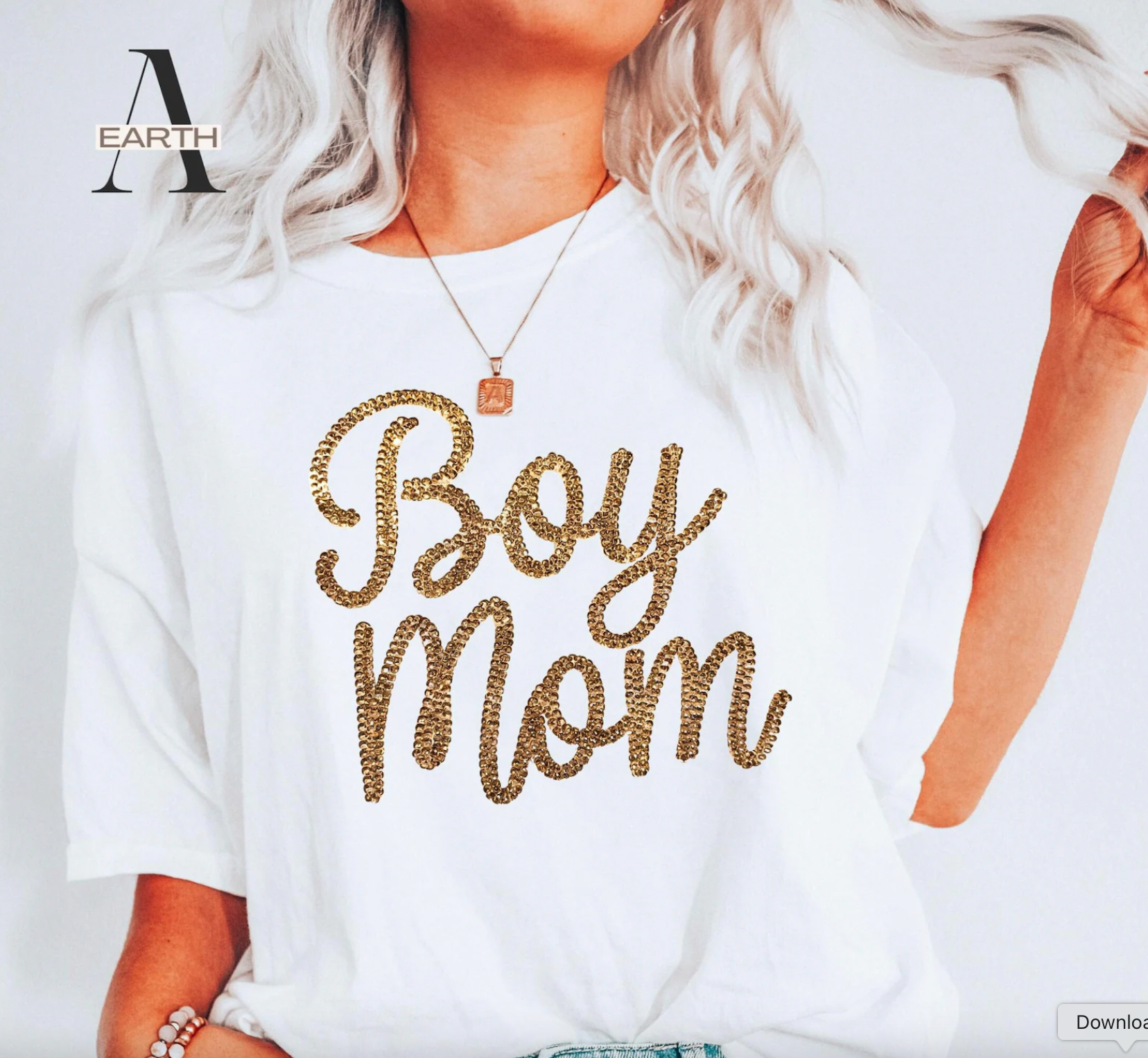 glitter gold boy mom shirt mothers day gift