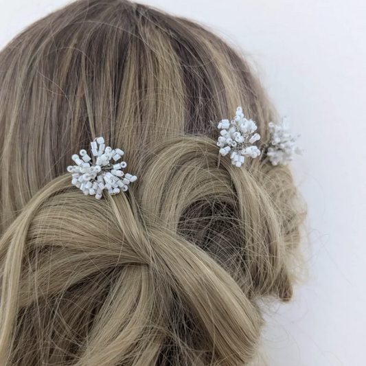 dandelion hair pins 