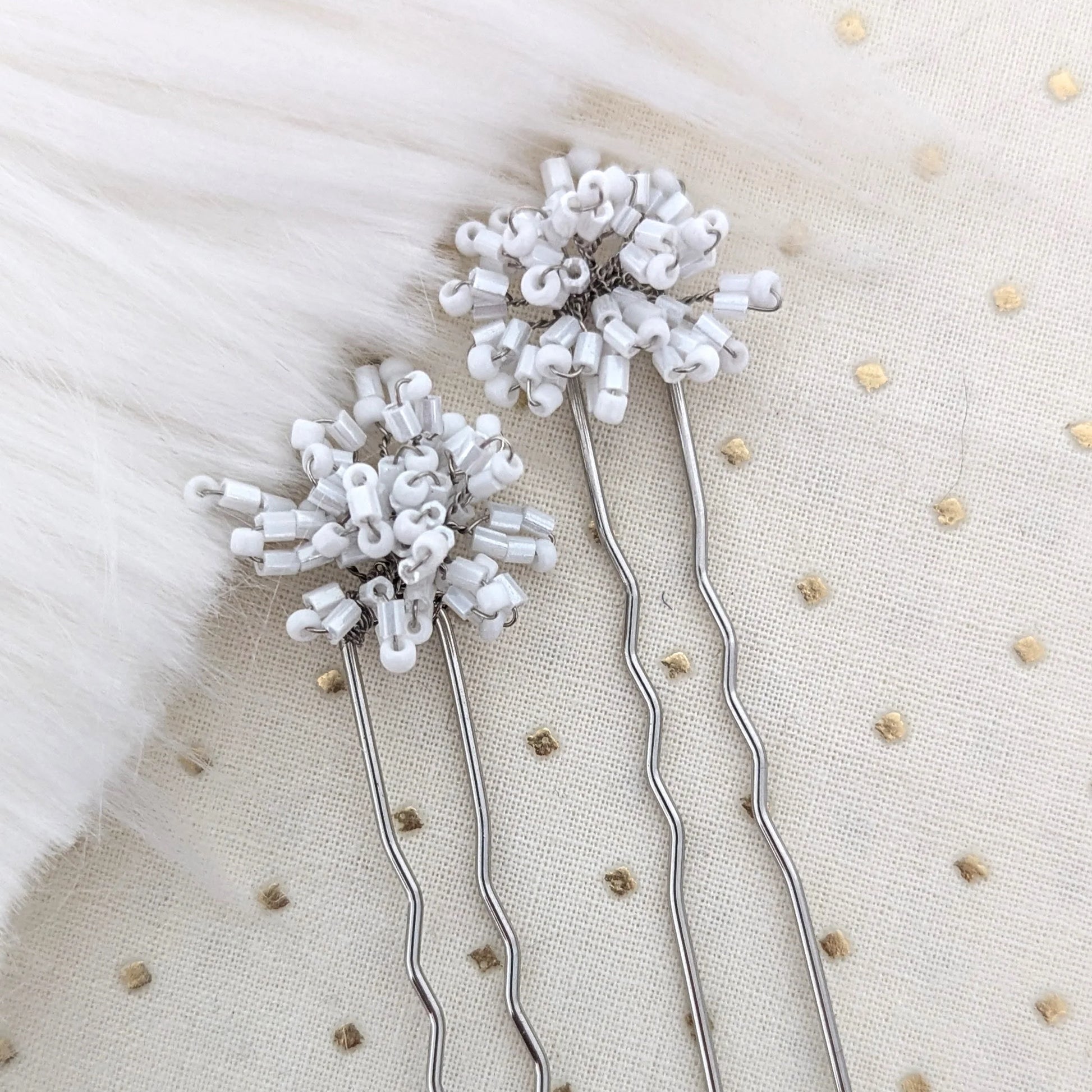 Dandelion hair accessories