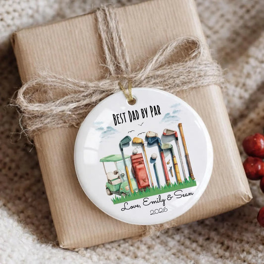 Personalized Golf Ornament • Unique Golfer Gifts for Christmas & Special Occasions