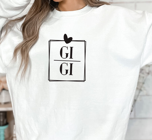 Gigi Sweatshirt, Grandma Nana Gift, Pregnancy Announcement