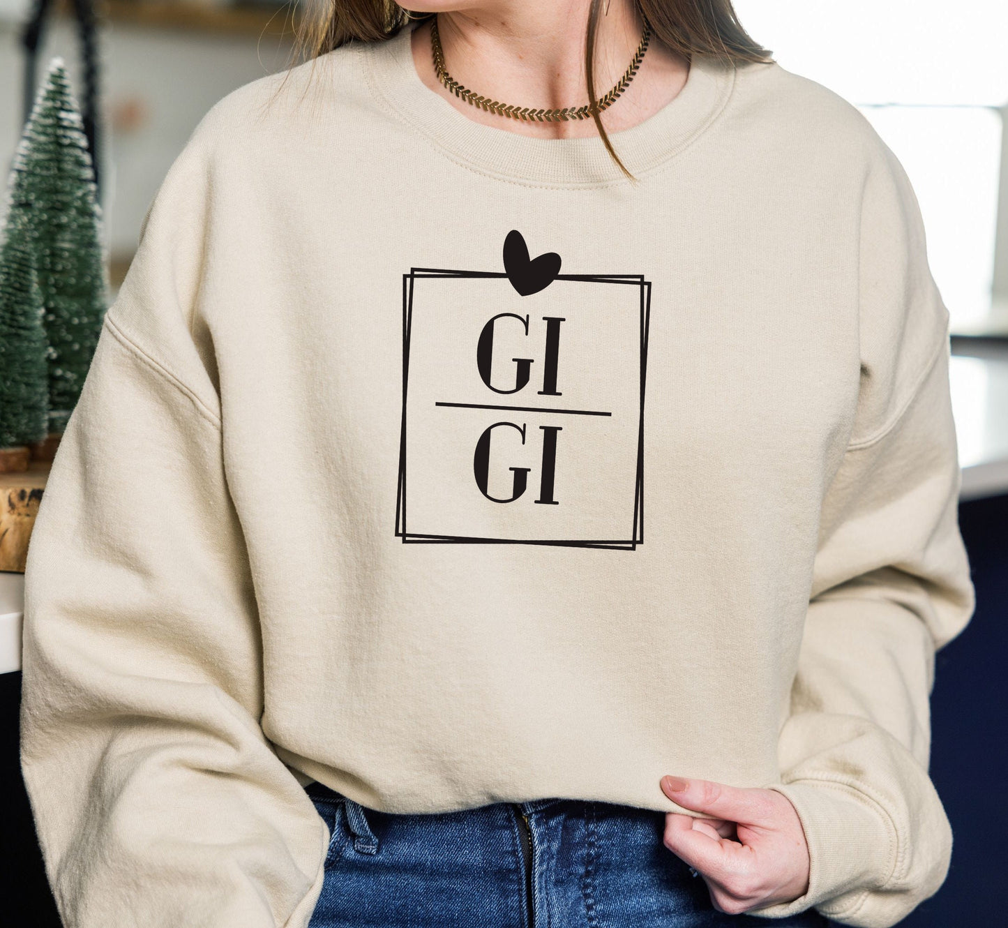 Gigi Sweatshirt, Grandma Nana Gift, Pregnancy Announcement
