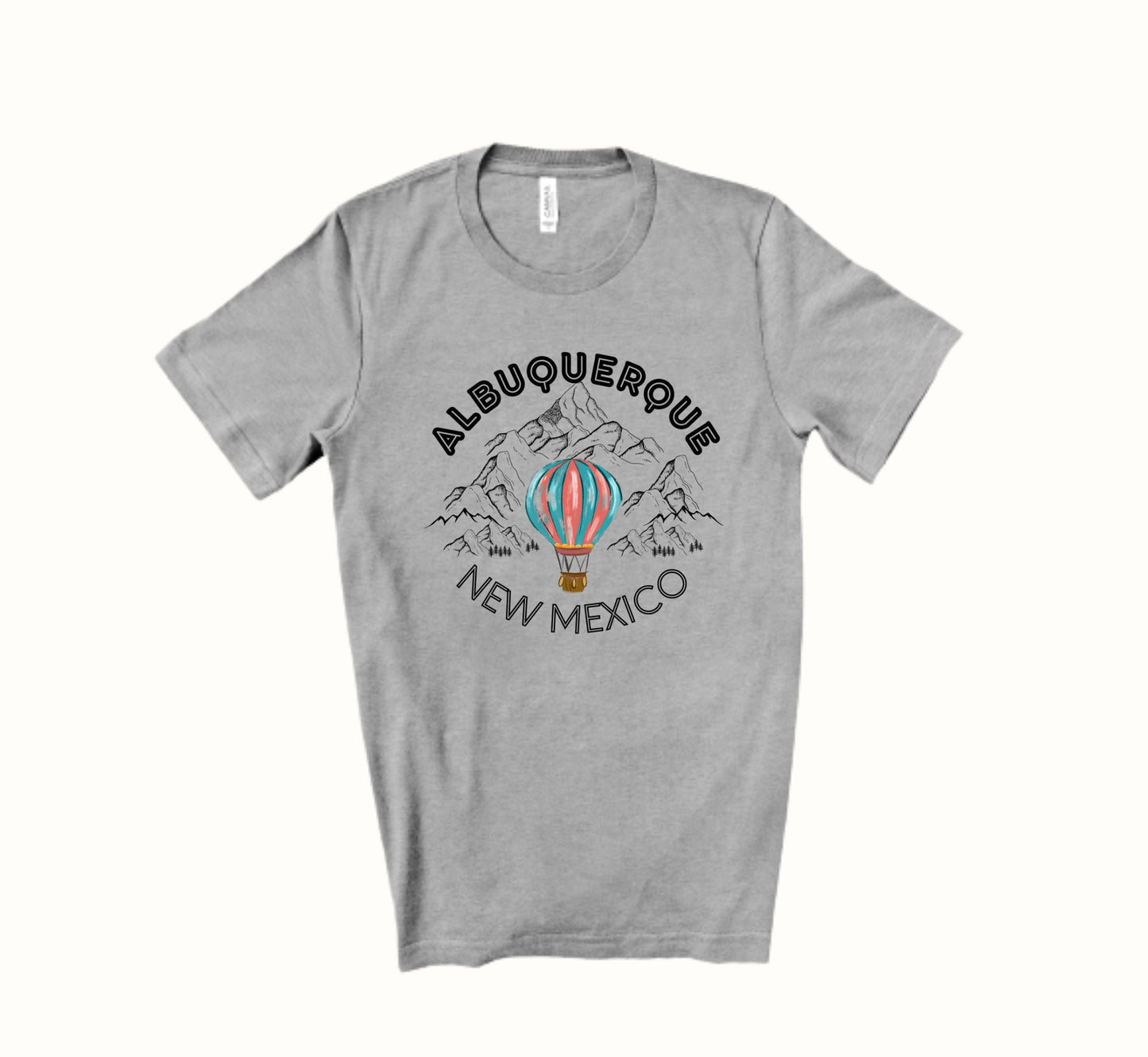 Albuquerque Shirt: Retro Hot Air Balloon New Mexico Tee