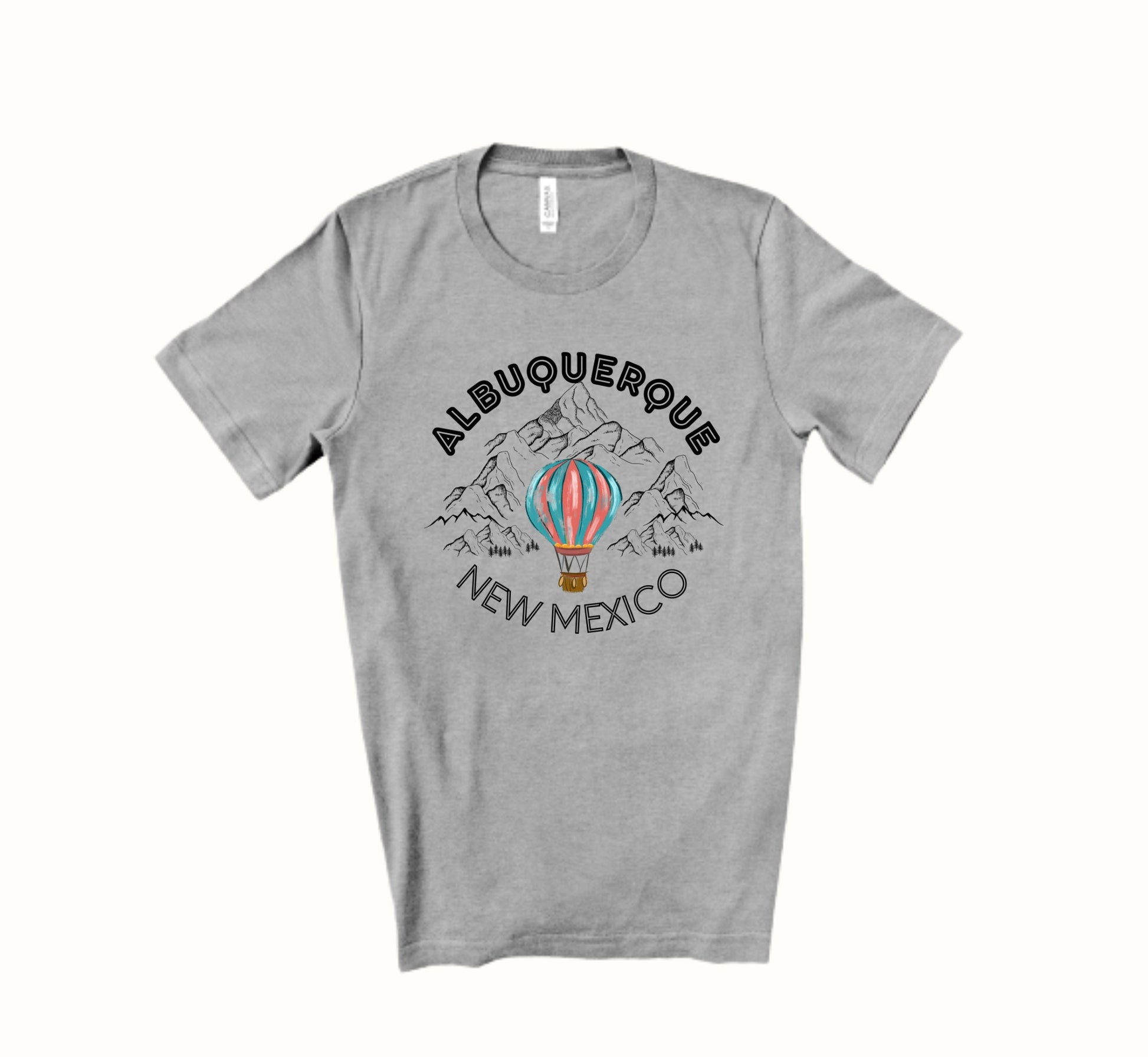 Albuquerque Shirt: Retro Hot Air Balloon New Mexico Tee