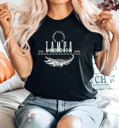 Tampa Alligator Shirt: Florida Souvenir Tee, Unisex Fit