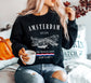 Amsterdam Sweatshirt: Netherlands Dutch Canal Crewneck - Traveler Gift
