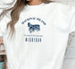 Mackinac Island Michigan Sweatshirt, Vintage Hometown Souvenir