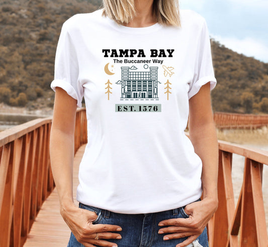 Tampa Bay Shirt: Ybor City Buccaneer Tee, Florida Travel Shirt