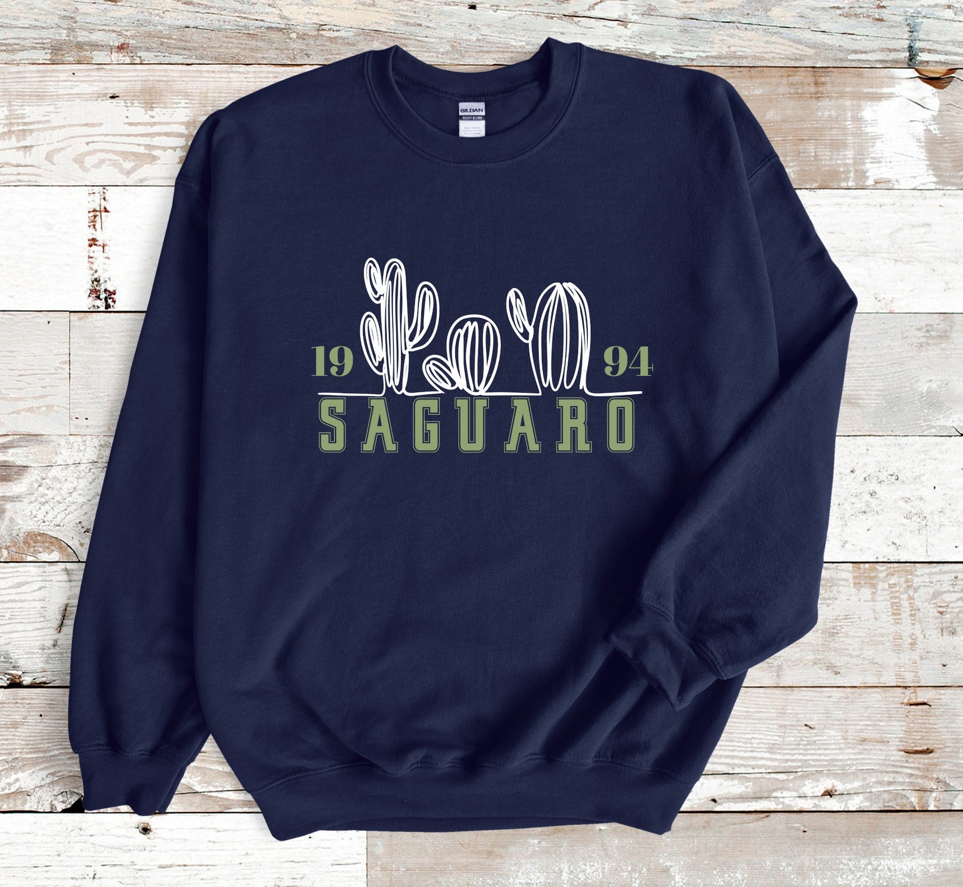 Saguaro Cactus Sweatshirt: Arozina Desert Crewneck