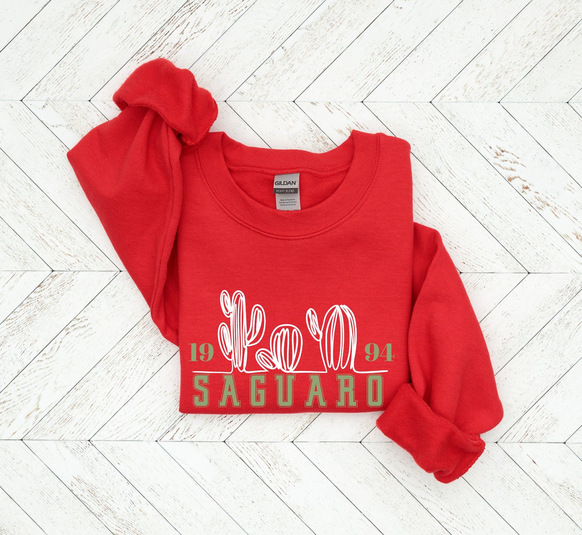 Saguaro Cactus Sweatshirt: Arozina Desert Crewneck