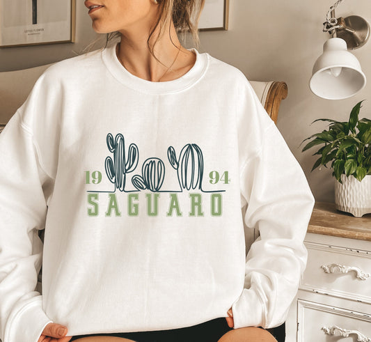 Saguaro Cactus Sweatshirt: Arozina Desert Crewneck