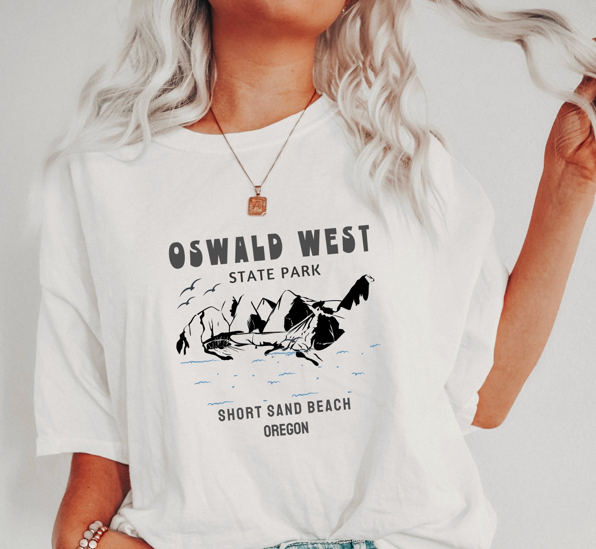 Oswald West State Park Oregon Shirt: Comfort Colors Graphic Tee