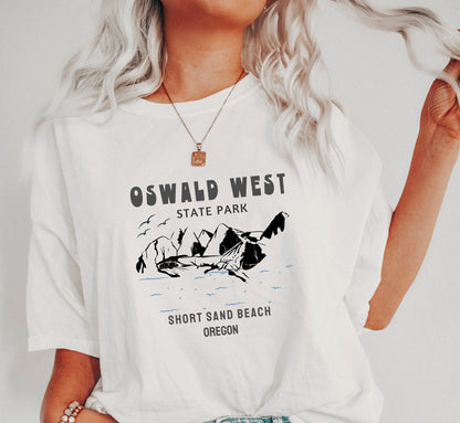 Oswald West State Park Oregon Shirt: Comfort Colors Graphic Tee