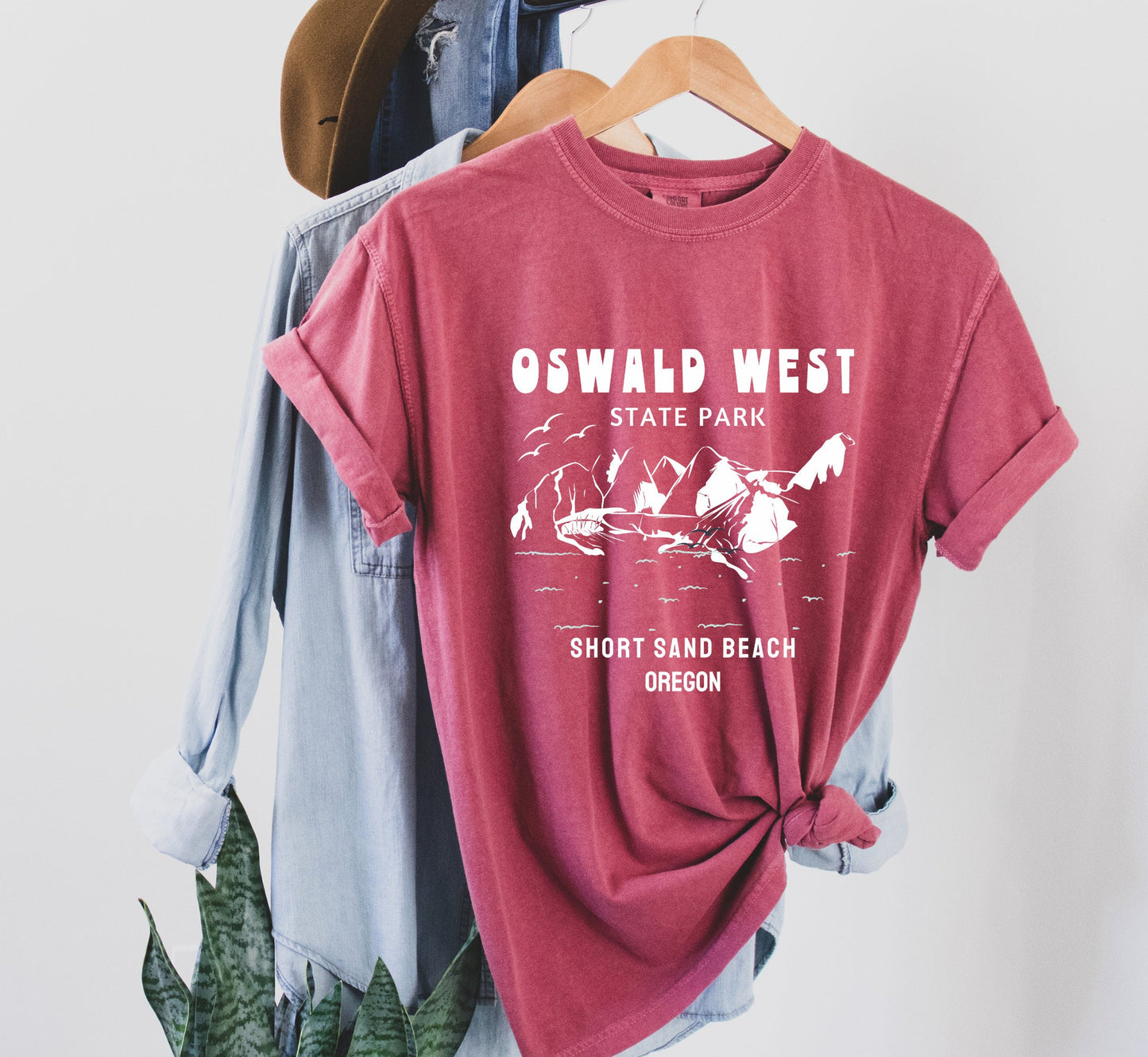 Oswald West State Park Oregon Shirt: Comfort Colors Graphic Tee