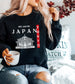 Tokyo Sweatshirt Japan Sweater, Japanese Streetwear Crewneck Traveler Gift, Unisex Long Sleeve Comfy Cotton