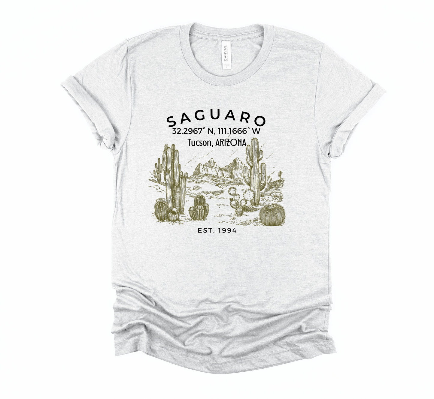 Saguaro Cactus Sweatshirt: Tucson Arizona National Park Unisex Crewneck