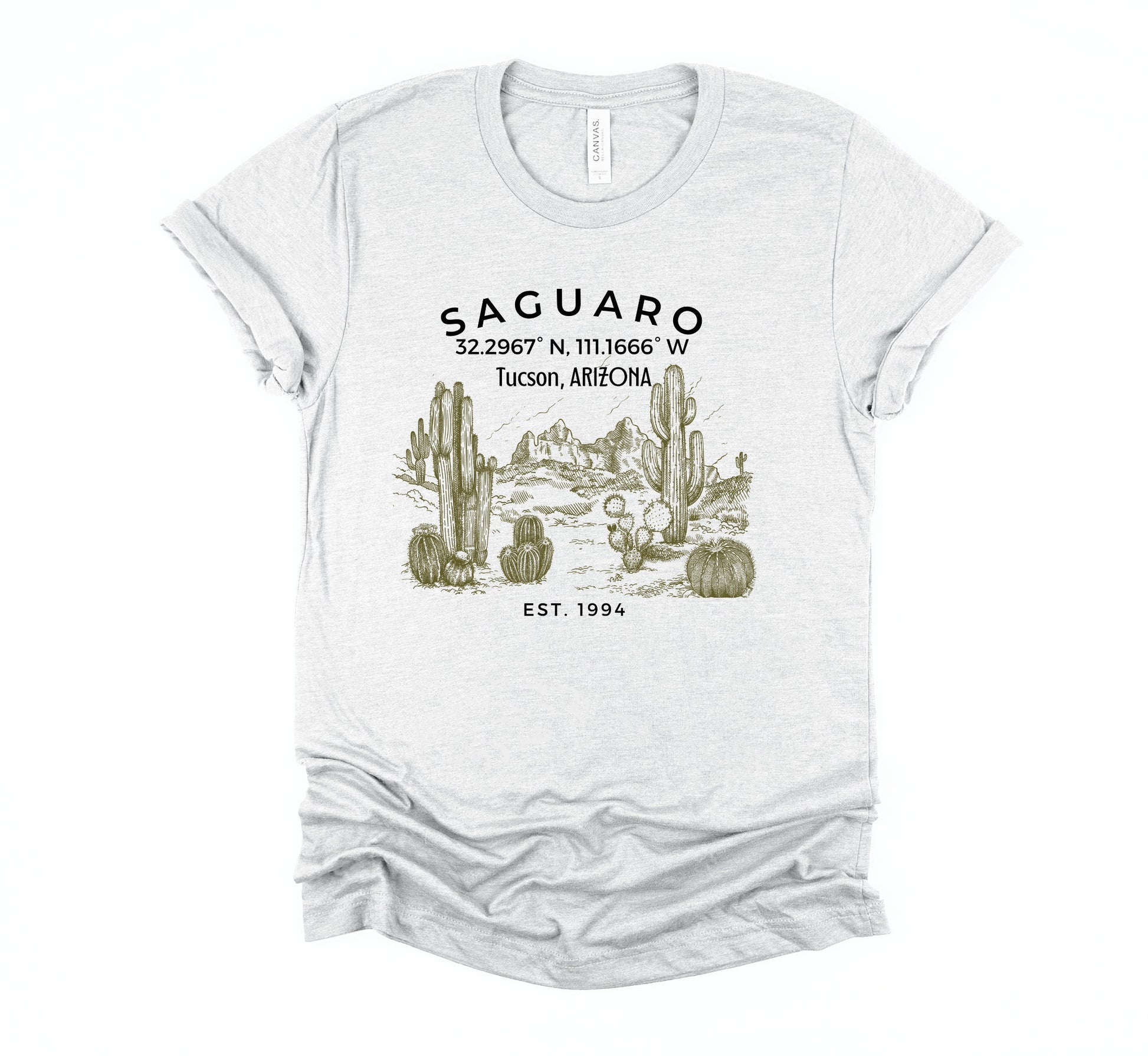 Saguaro Cactus Sweatshirt: Tucson Arizona National Park Unisex Crewneck