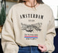 Amsterdam Sweatshirt: Netherlands Dutch Canal Crewneck - Traveler Gift