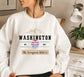 Washington State Sweatshirt: Evergreen State Traveler Gift
