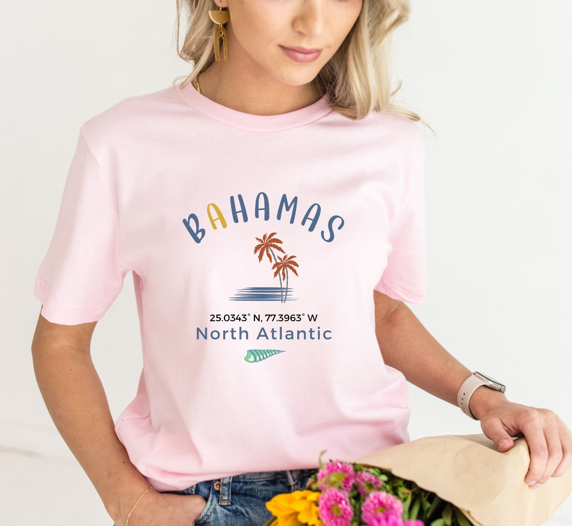 Bahamas Shirt Bahama Islands Vacation T-Shirt Unisex Sizing Cotton Tee
