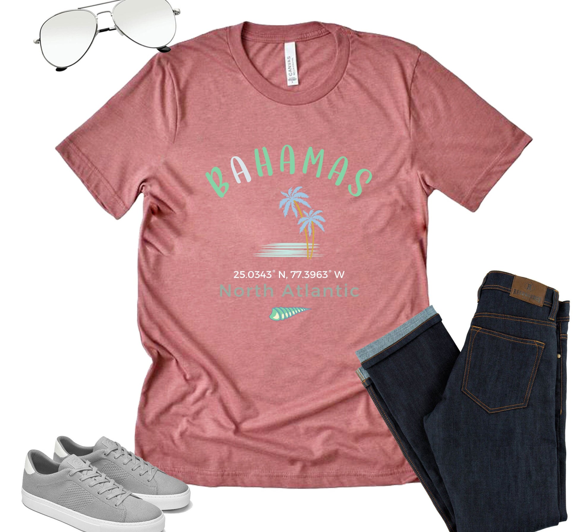 Bahamas Shirt Bahama Islands Vacation T-Shirt Unisex Sizing Cotton Tee