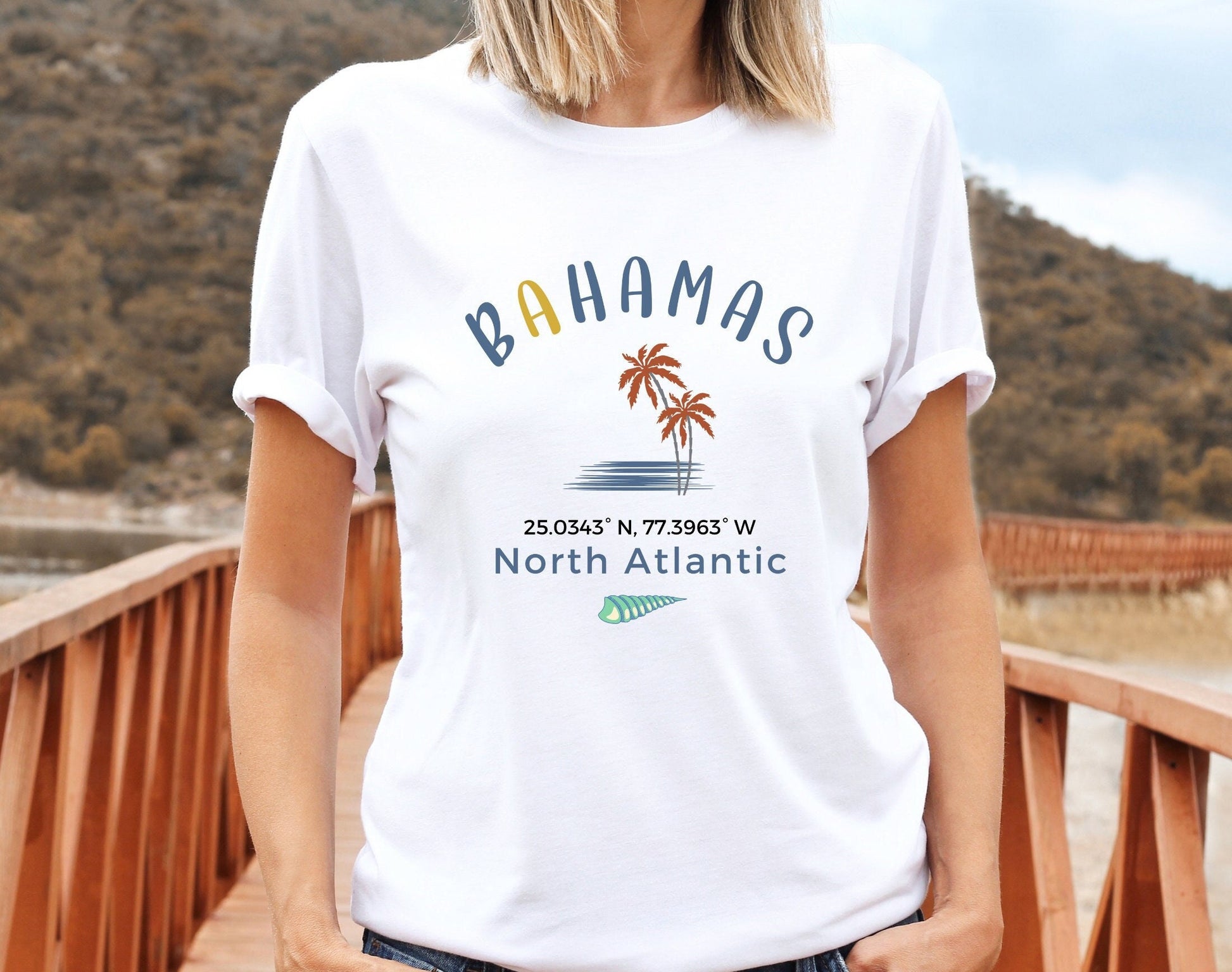 Bahamas Shirt Bahama Islands Vacation T-Shirt Unisex Sizing Cotton Tee