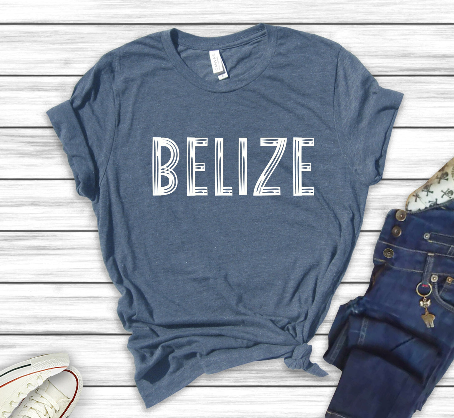 Belize Graphic T-Shirt, Beach Vacation Tee