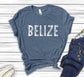 Belize Graphic T-Shirt, Beach Vacation Tee