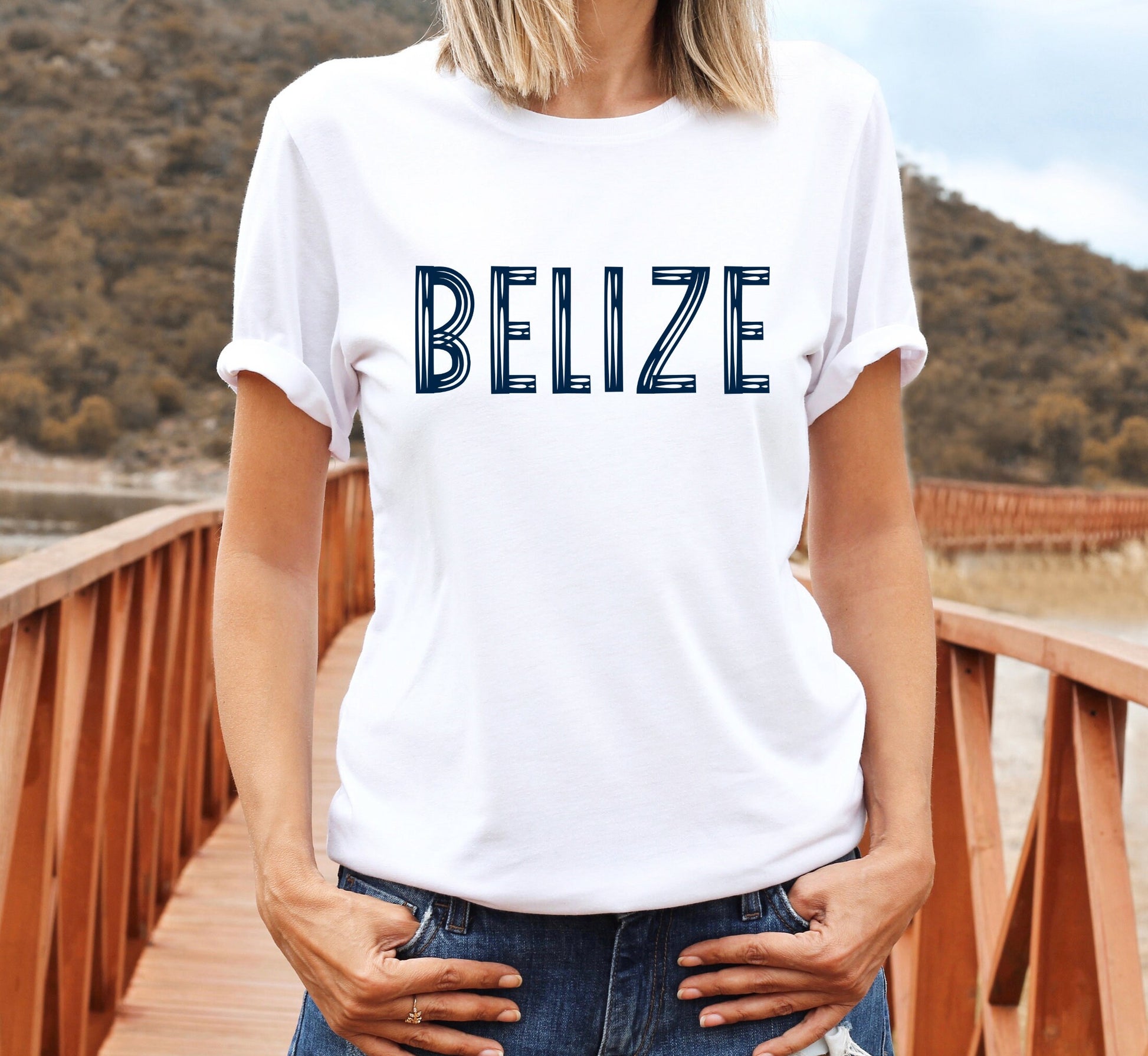 Belize Graphic T-Shirt, Beach Vacation Tee