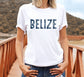 Belize Graphic T-Shirt, Beach Vacation Tee