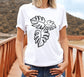 Monstera Leaf Shirt, Plant Lover Gift, Botanical T-Shirt, Houseplant Gardening Plant Lady Tee