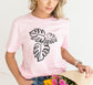 Monstera Leaf Shirt, Plant Lover Gift, Botanical T-Shirt, Houseplant Gardening Plant Lady Tee