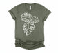 Monstera Leaf Shirt, Plant Lover Gift, Botanical T-Shirt, Houseplant Gardening Plant Lady Tee