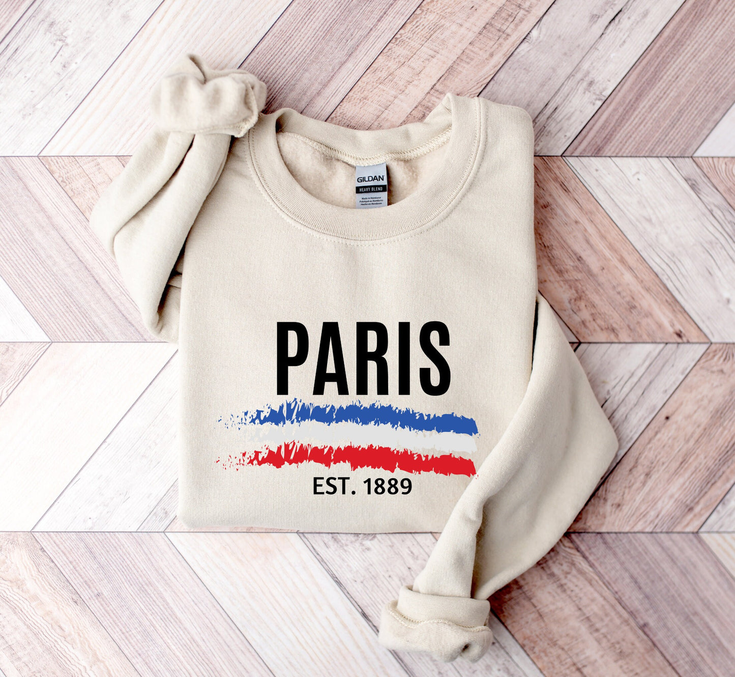 Paris Eiffel Tower T-Shirt: Handmade Cotton Blend Souvenir Tee