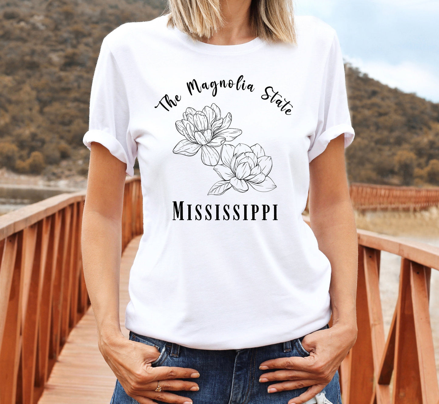 Mississippi Shirt, The Magnolia State Tee, Bachelorette Tshirt, Souveneir Gift, Plus Size