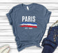 Travel to Paris T-Shirt Eiffel Tower Tee Gift for Paris Backpackers France Souvenir