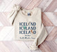 Iceland Sweatshirt, Nothern Europe Crewneck, Unisex Vacation Apparel