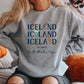 Iceland Sweatshirt, Nothern Europe Crewneck, Unisex Vacation Apparel