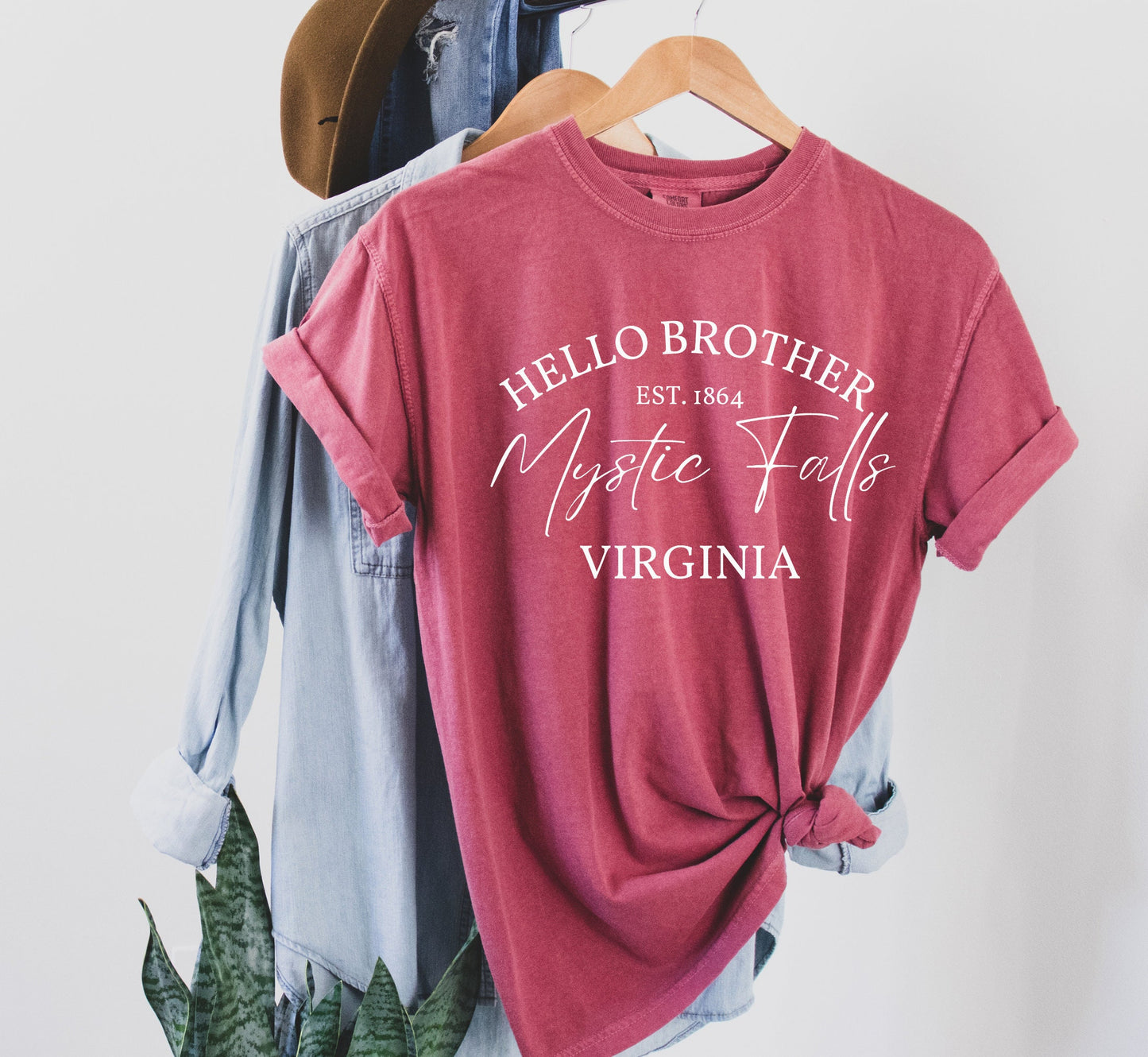 Mystic Falls Shirt: Comfort Colors Unisex Tee