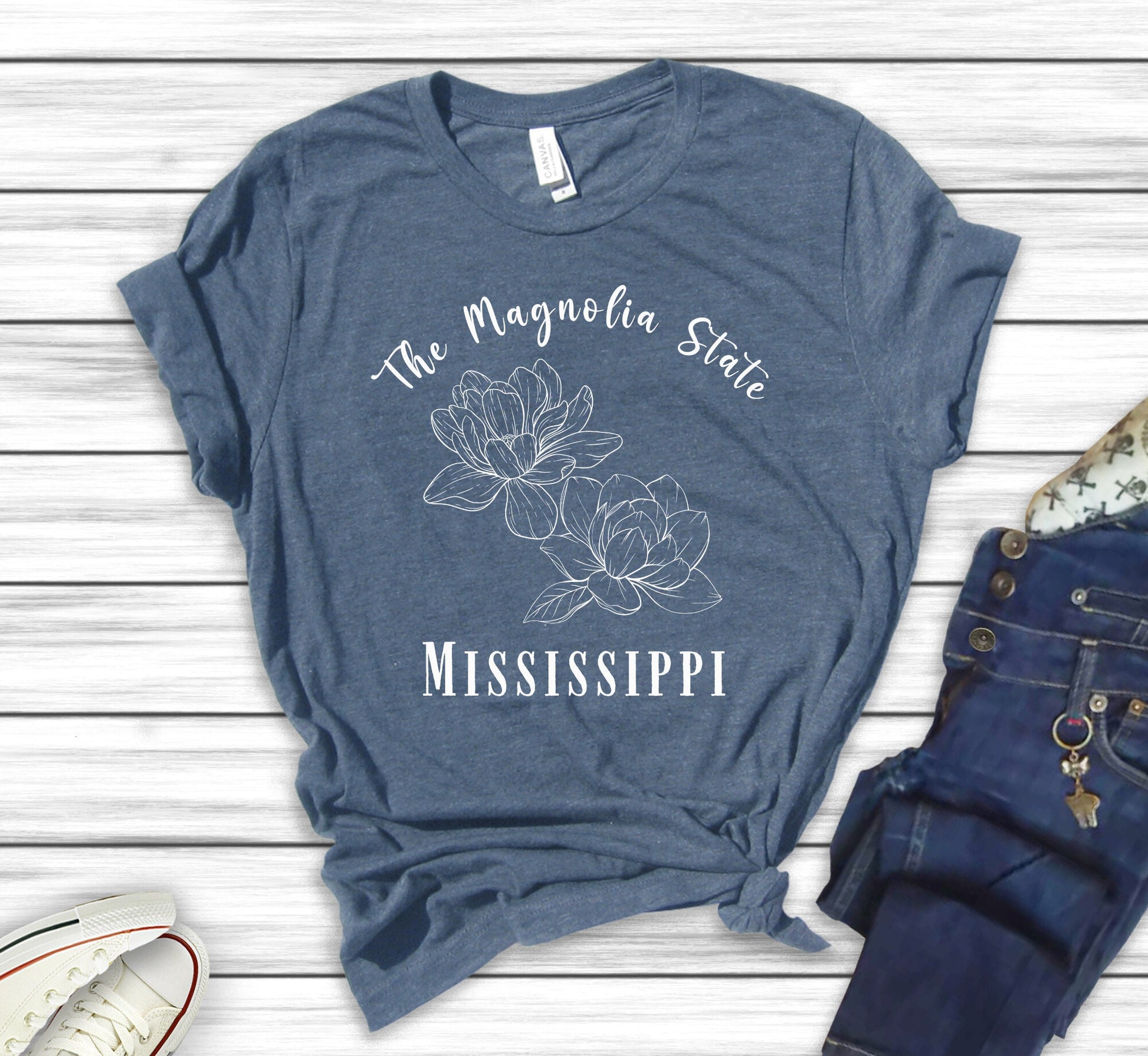 Mississippi Shirt, The Magnolia State Tee, Bachelorette Tshirt, Souveneir Gift, Plus Size