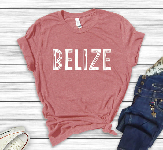 Belize Graphic T-Shirt, Beach Vacation Tee