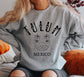 Tulum Sweatshirt, Bachelorette Mexico Crewneck, Retro Beach Pullover, Unisex Sizing Oversized Travel Sweater