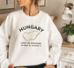 Hungary Sweatshirt, Land of Magyars, Traveler Gift Coordinates, Unisex Budapest Sweater