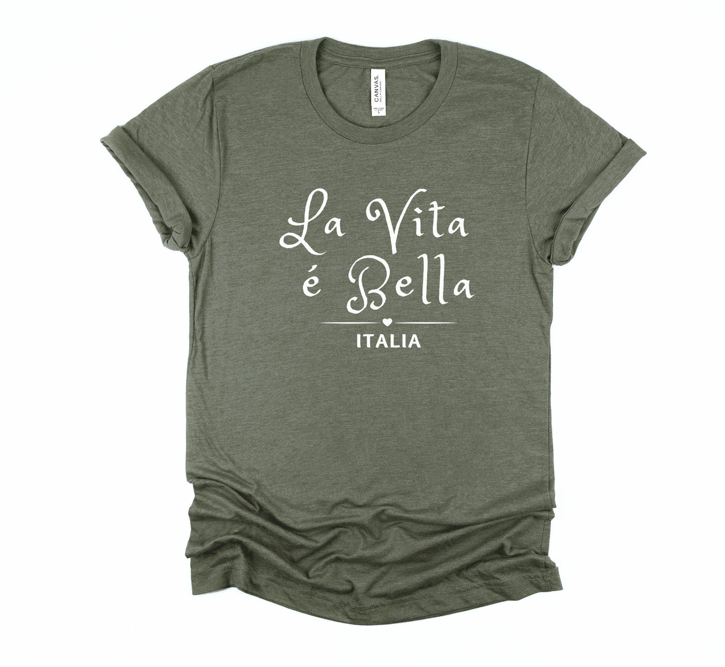 La Vita E Bella Italy Vacation Shirt, Italian Saying Tee