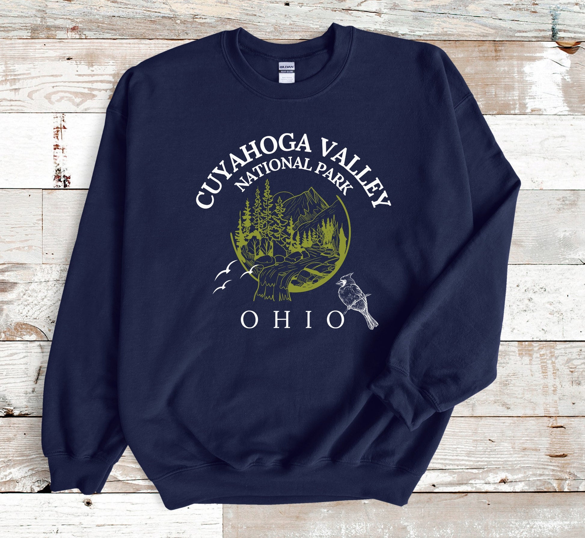 Cuyahoga Valley National Park Ohio Sweatshirt, Unisex Trendy Crewneck