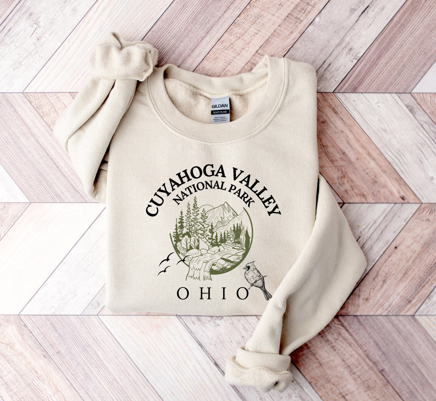 Cuyahoga Valley National Park Ohio Sweatshirt, Unisex Trendy Crewneck