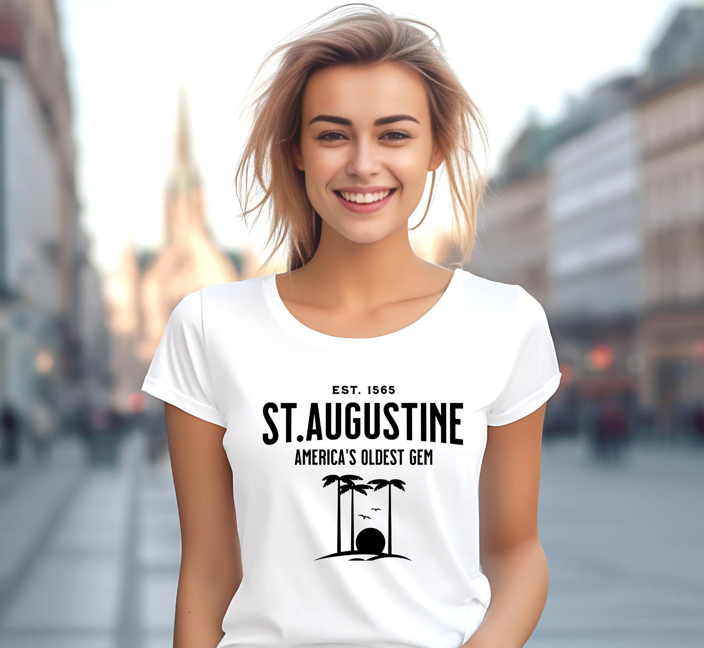 Florida Shirts St. Augustine Tourist T-shirt Ghost Town Visitor Tee