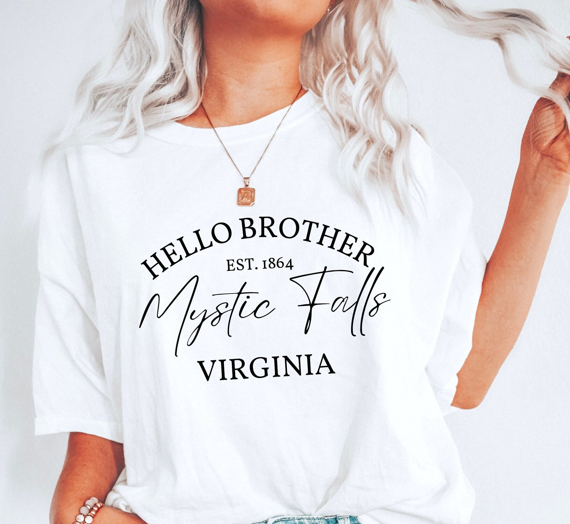 Mystic Falls Shirt: Comfort Colors Unisex Tee