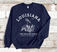 Louisiana Sweatshirt New Orleans Crewneck Pelican State Pullover Unisex Plus Size