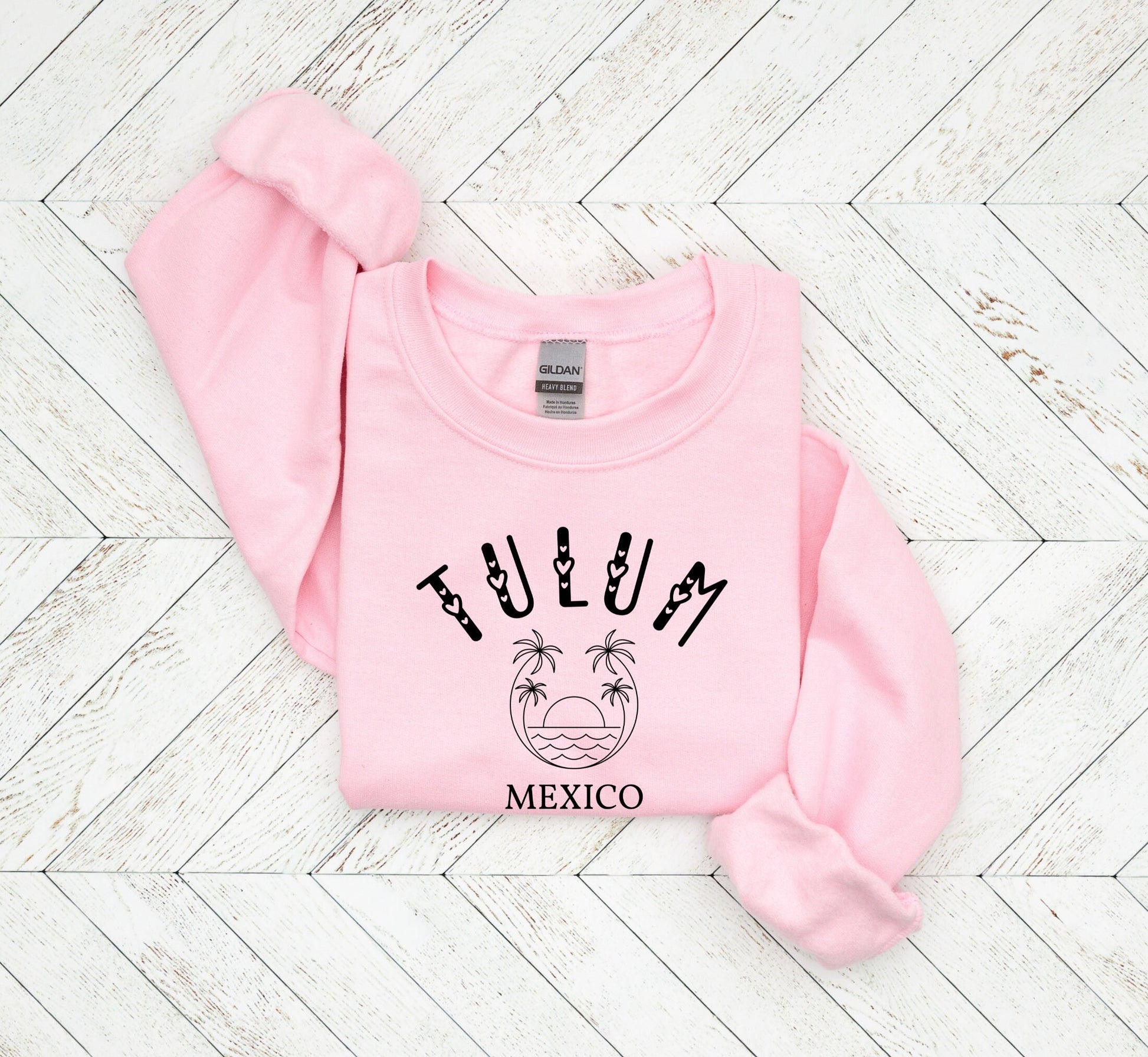 Tulum Sweatshirt, Bachelorette Mexico Crewneck, Retro Beach Pullover, Unisex Sizing Oversized Travel Sweater